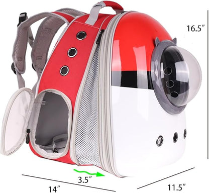 Front Expandable Cat Backpack Carrier Large Cat Backpack Fits Up to 20 lbs - Image 2
