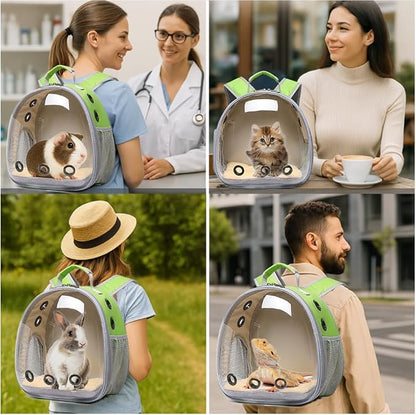 Bunny Carrier, Guinea Pig Carrier, Small Animal Carrier Backpack - Image 4