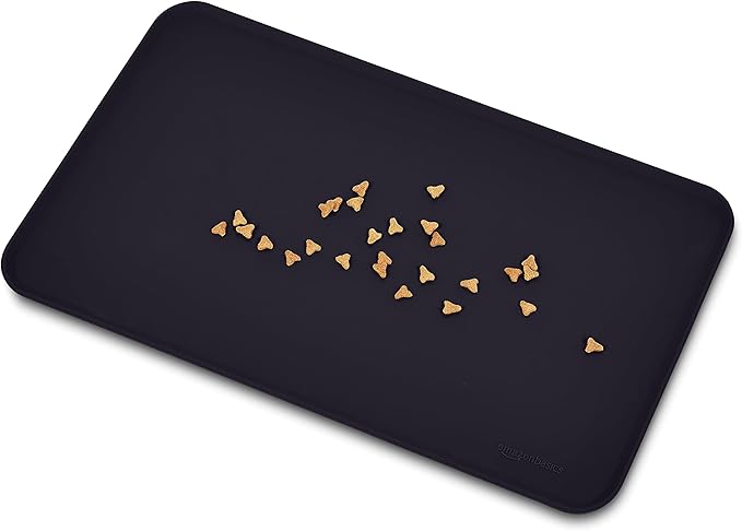Amazon Basics Waterproof Anti-Slip Silicone Cat & Dog Food Mat, Pet Mats - Image 4