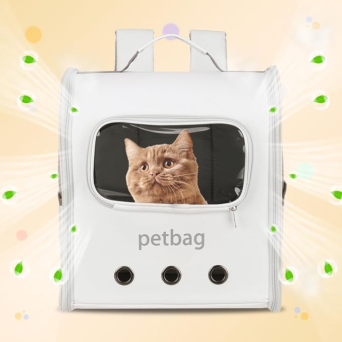 Pet Backpack Carrier, Portable and Ventilated, Oxford Cloth, Dogs Cats and - Image 6