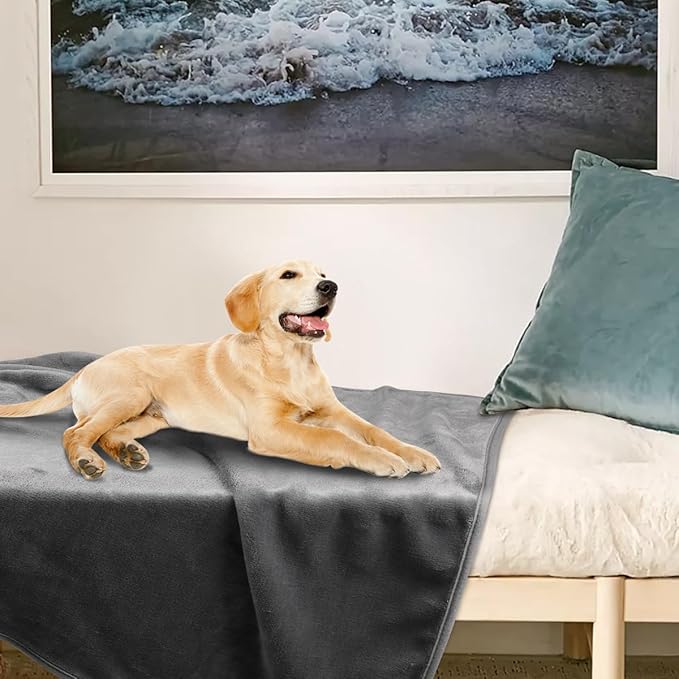Onarway Dog Blanket Washable for Puppy: 4 Packs Dog Blankets 40”x28” - Image 7
