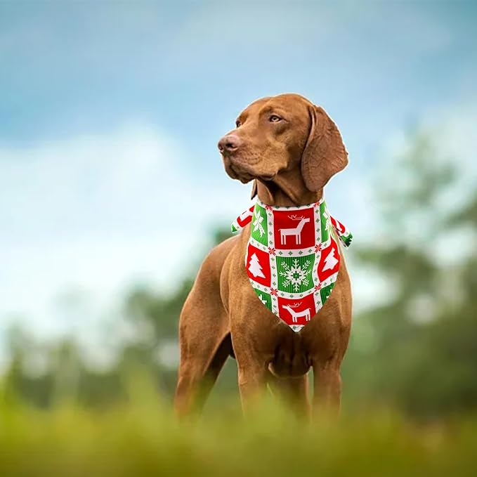 30 Pack Christmas Happy New Year Dog Bandanas Bulk 33 Inch Large Dog Bandanas - Image 6