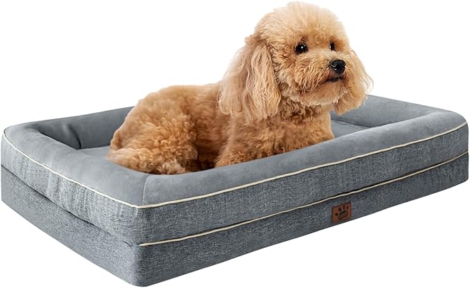 Waterproof Memory Foam Dog Beds by TaiBest