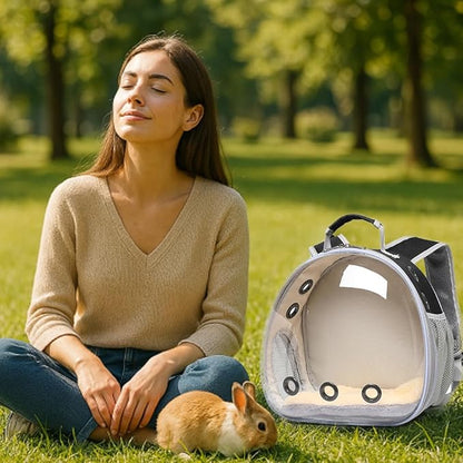 Bunny Carrier, Guinea Pig Carrier, Small Animal Carrier Backpack - Image 5