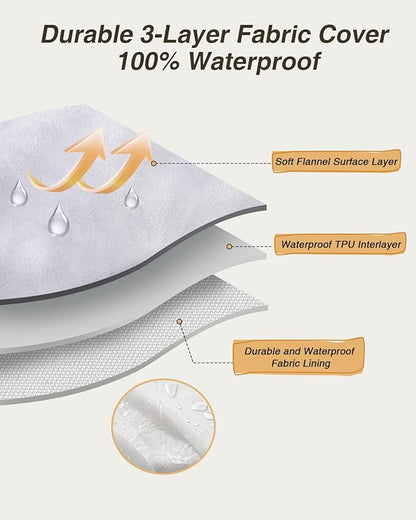 KSIIA Washable Dog Bed Medium Size Senior Dog, Orthopedic Warm Soft Pet Sofa - Image 3