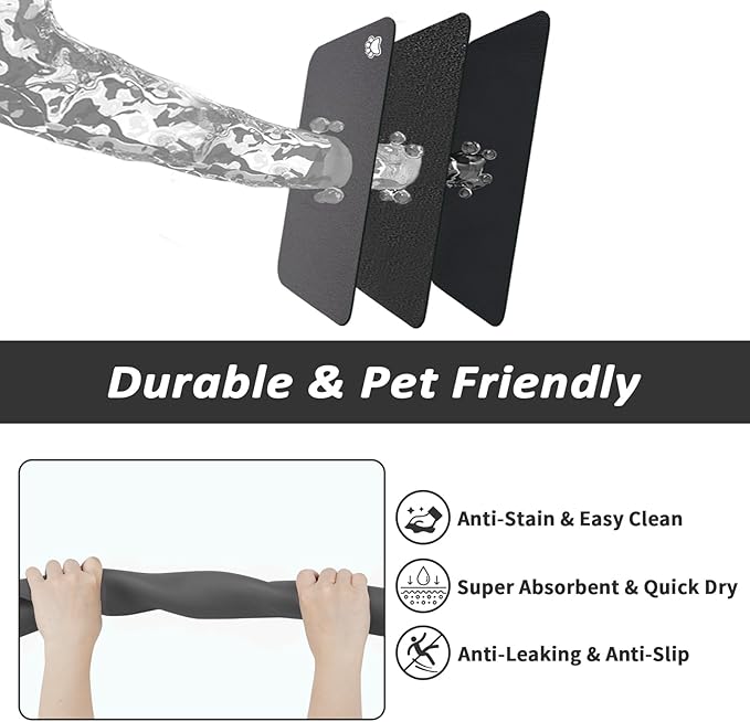 Dog Food Mat - Absorbent Cat Mat - Image 6