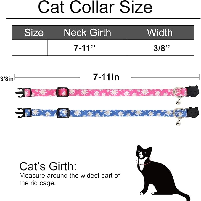 Cat Collar, 2 Pack Breakaway Collar - Image 4