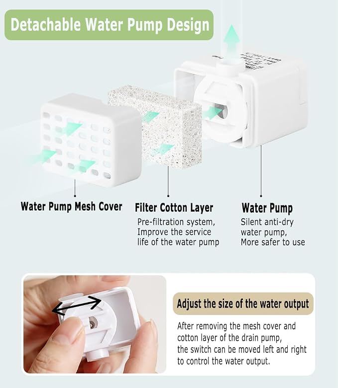 Cat Water Fountain Pump, Pet Water Fountain Pump - Image 5