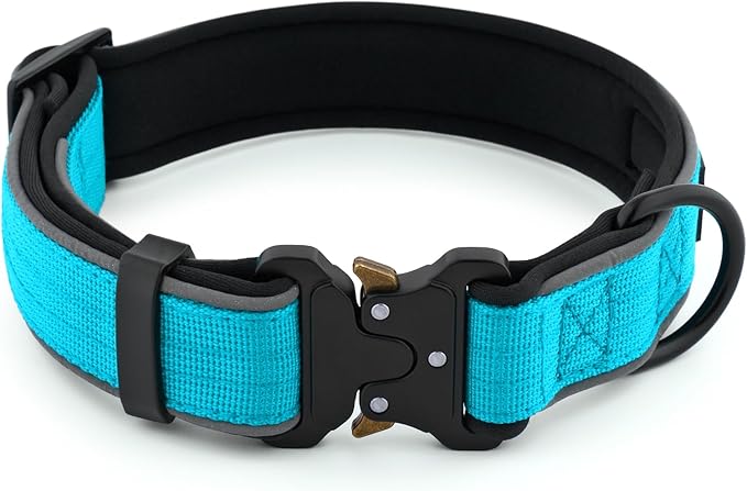Plutus Pet Tactical Dog Collar, Reflective, Adjustable Heavy Duty Dog Collar - Image 2