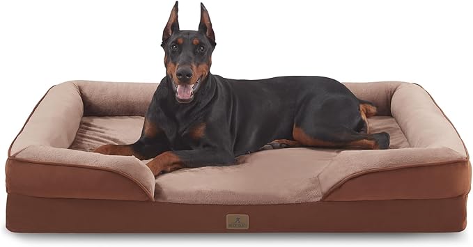 Bedfolks Orthopedic Dog Bed, Waterproof Dog Sofa Bed by Bedfolks