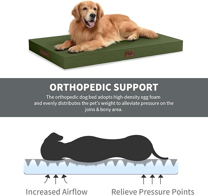 Outdoor Extra Large Dog Bed, Waterproof Dog Bed - Image 2