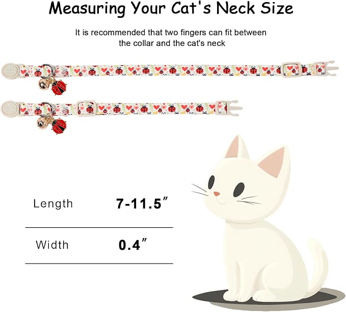 2 Pack Cute Cat Collars - Image 4