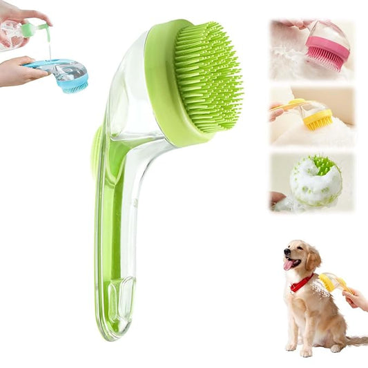 Pet Bath Brush, 2025 New 2 in 1 Dog Bath Brush by Yilia