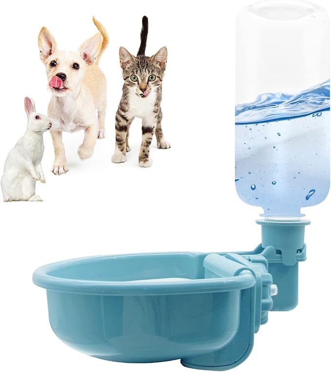 VANNON 16oz Pet Water Bottle, Gravity Dog Water Bowl Dispenser by Vannon