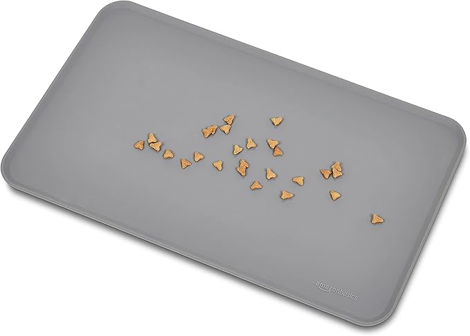 Amazon Basics Waterproof Non-Slip Silicone Pet Feeding Mat - Image 4