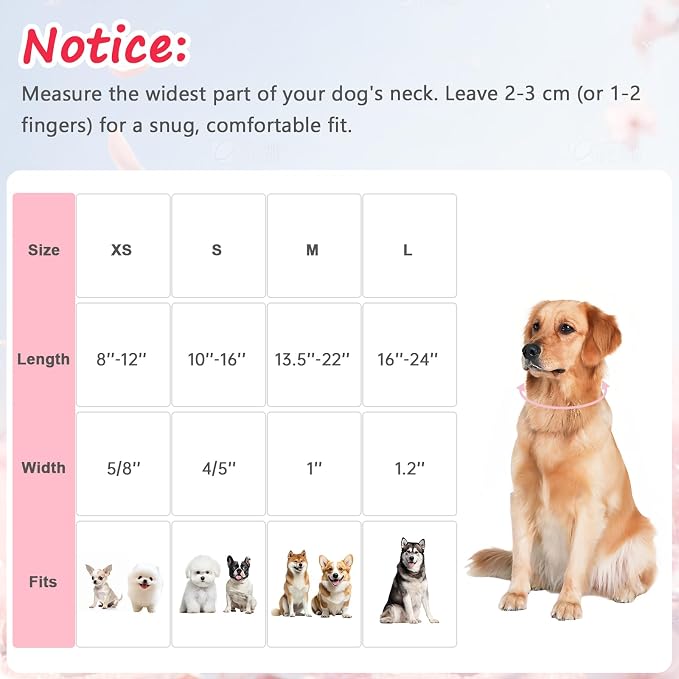 Strawberry Dog Collar, Cute Pink Dog Collars - Image 2