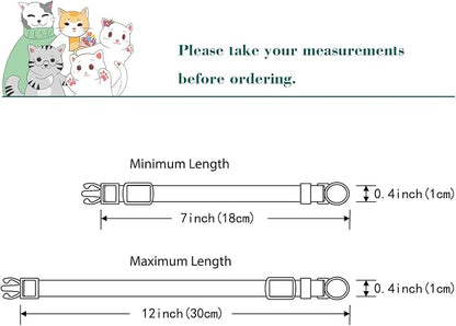 Yizepet Cat Collars, Breakaway Kitten Collar, Cute Kitty Collar in 2 Pack - Image 4
