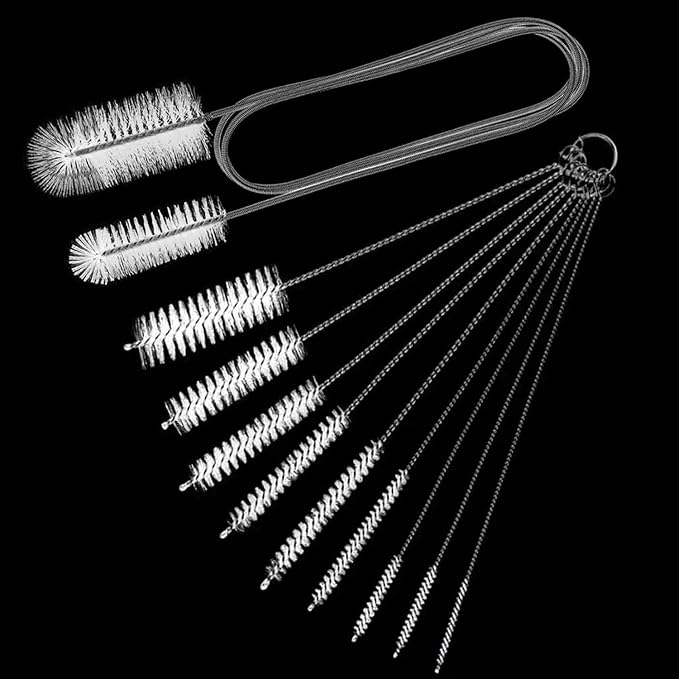 10 Pcs Flexible Drain Brush Straw Cleaner Brush Set, Pipe Cleaners Brush by Unknown