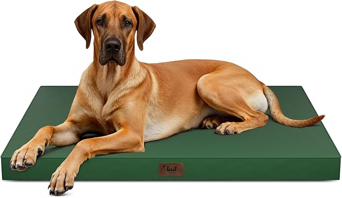 Outdoor Extra Large Dog Bed, Jumbo Waterproof Dog Bed by TailStories