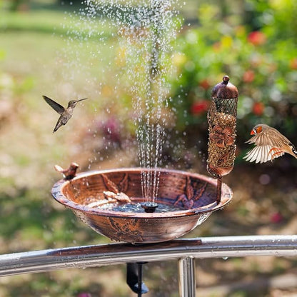 DREAMSOUL 13" Dia Deck Mounted Bird Bath - Image 4