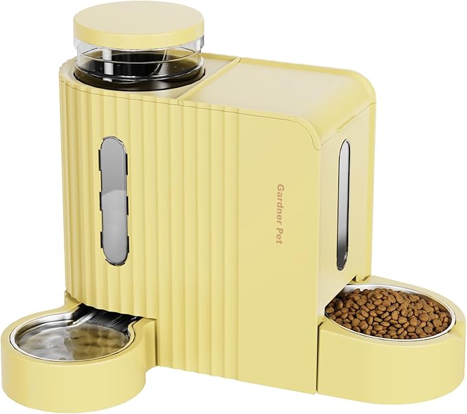Gardner Pet Gravity Automatic 2-in-1 Pet Feeder, 0.8 Gallons*2 Cat Feeder and by GardnerPet
