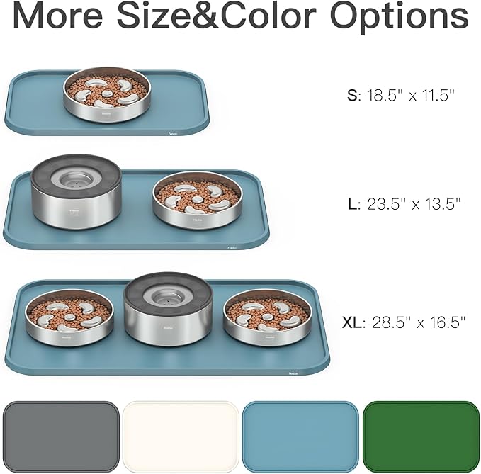 Pet Feeding Mat, Water-Proof Silicone Placement - Image 2