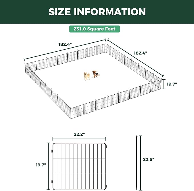 FXW MiniPaws Unleashed Dog Playpen, Expandable & Portable Design - Image 6