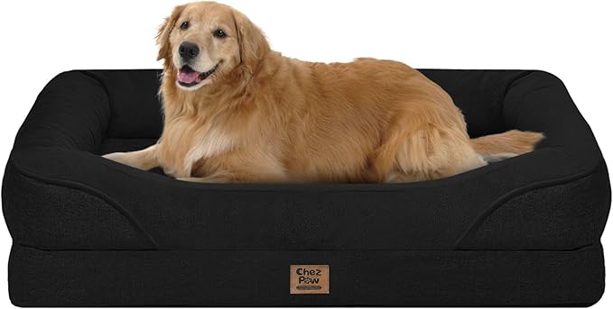 Washable Orthopedic Large Dog Bed by ChezPaw