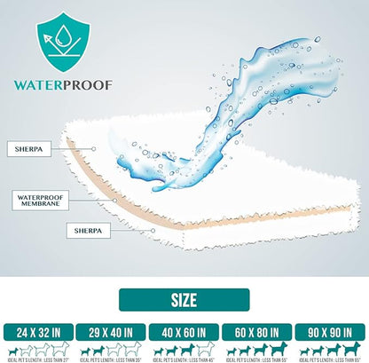 PetAmi Fluffy Waterproof Dog Blanket - Image 2