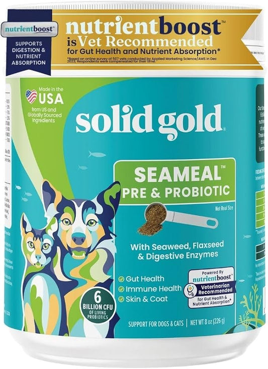 Solid Gold SeaMeal Cat Probiotic & Dog Probiotics by SolidGoldPet
