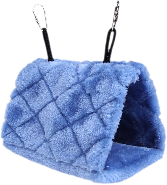 Vktech® Plush Snuggle Bird Hammock Hanging Snuggle Cave Happy Hut Bird Parrot - Image 4