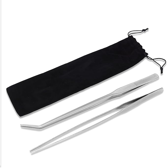 Mandala Crafts 15 Inches Silver Stainless Steel Straight and Curved Aquarium - Image 4