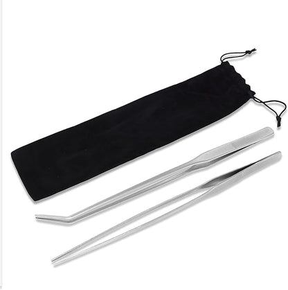 Mandala Crafts 15 Inches Silver Stainless Steel Straight and Curved Aquarium - Image 4