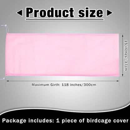 Shappy Large Bird Cage Seed Catcher, Bird Cage Cover Net Skirt Guard, - Image 2