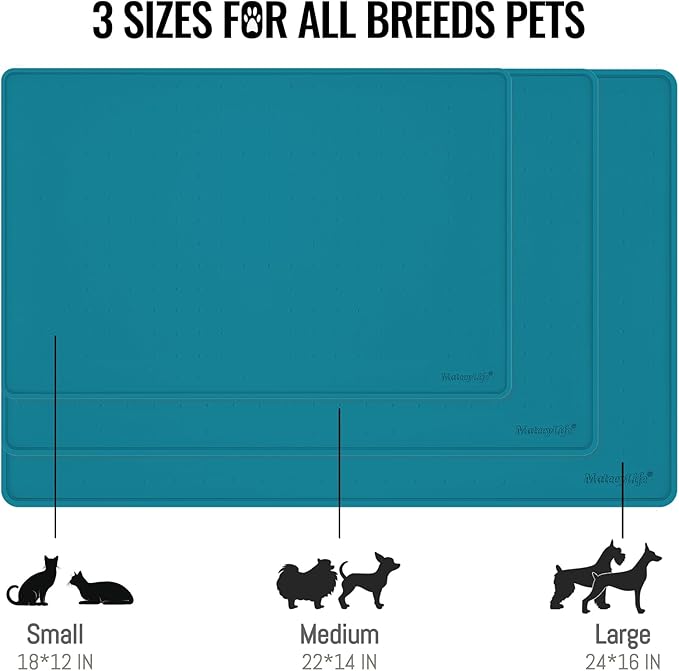 MateeyLife Dog & Cat Food Water Mat - Image 6