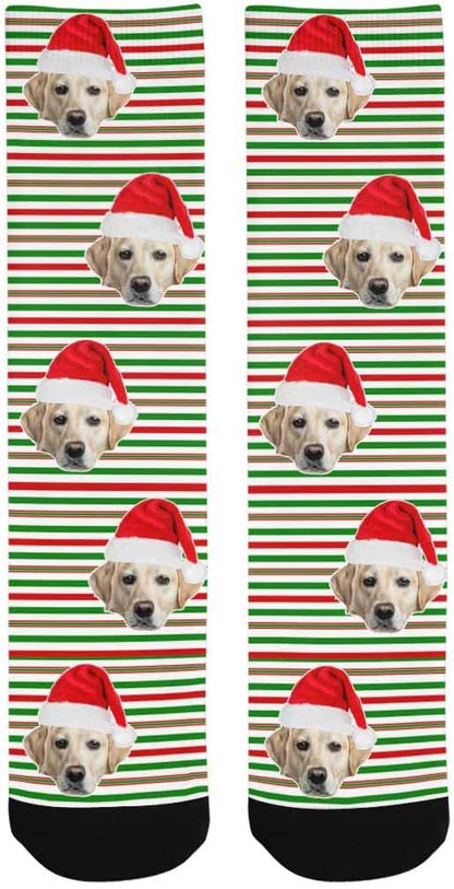 Custom Face Socks, Personalized Dog Lover Pet Photo Picture on Socks Unisex - Image 3