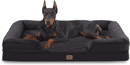 Bedfolks Orthopedic Dog Bed, Waterproof Dog Sofa Bed by Bedfolks