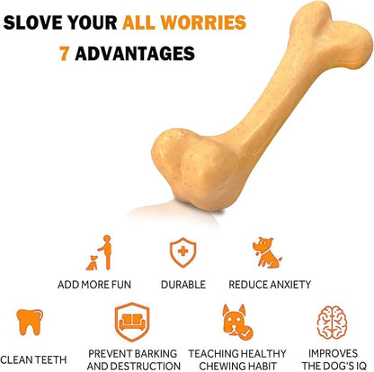 Indestructible Dog Toy for Aggressive Chewers, Nylon Chew Toy for Medium and - Image 3