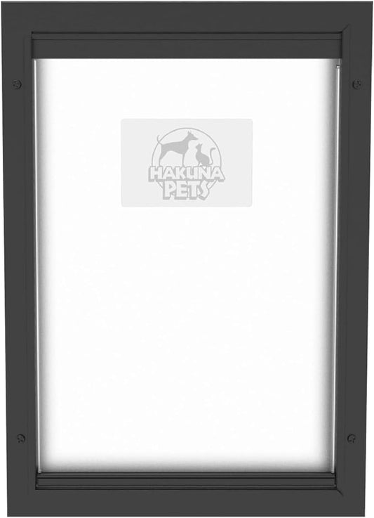 Hakuna Pets Deluxe Aluminum Pet, Cat and Dog Door by HakunaPets