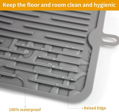 Ptlom Pet Placemat for Dog and Cat, Mat for Prevent Food and Water Overflow - Image 6