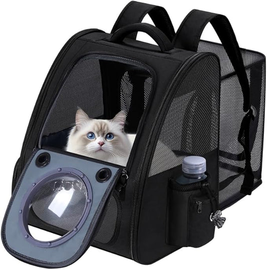 Dogs Backpack Carrier, Expandable Cat Carrier Backpack, Breathable Bubble Pet by GROXKOX
