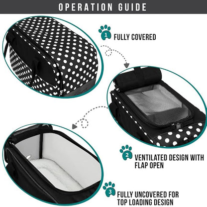 PetAmi Dog Purse Carrier for Small Dogs, Airline Approved Soft Sided Pet Carrier - Image 3