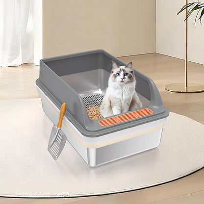 Stainless Steel Sifting Litter Box - Image 6