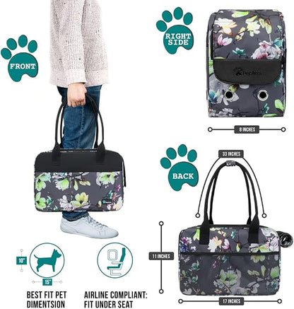 PetAmi Dog Purse Carrier for Small Dogs, Airline Approved Soft Sided Pet Carrier - Image 2
