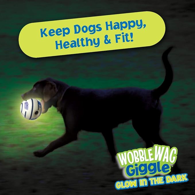 Wobble Wag Giggle Glow in the Dark | Rolling Enrichment Toy - Image 7