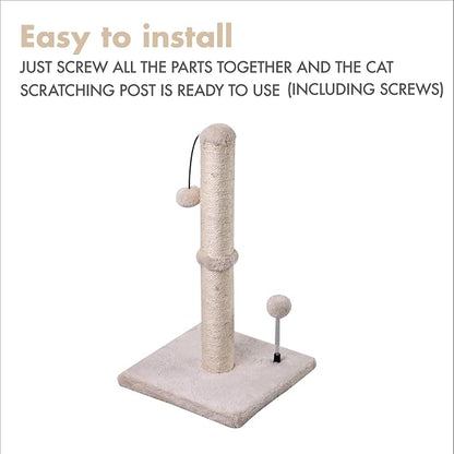 MECOOL Cat Scratching Post Premium Basics Kitten Scratcher Sisal Scratch Posts - Image 7