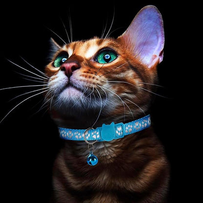 2 Pack Cat Collar with Bells, Reflective Collars - Image 4