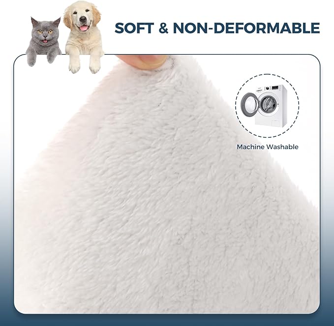 Cat Hammock for Cage Hanging Reversible 2Pack, Pet Hammock Bed Adjustable - Image 5