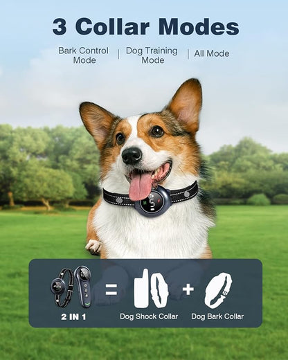 2-in-1 Dog Shock Collar & Dog Bark Collar - Image 2