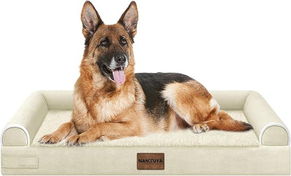 Large Dog Bed Orthopedic Washable: Extra Large Sized Beds by Nanuya